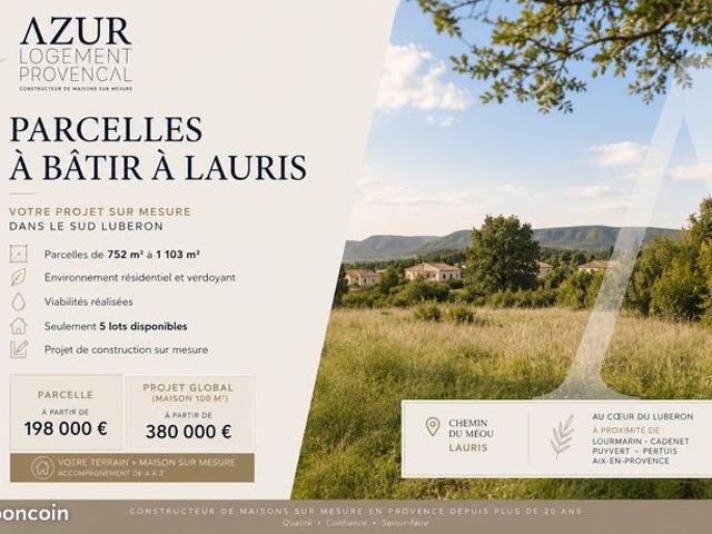 LAURIS Terrain 752 m² + Maison 100 m²