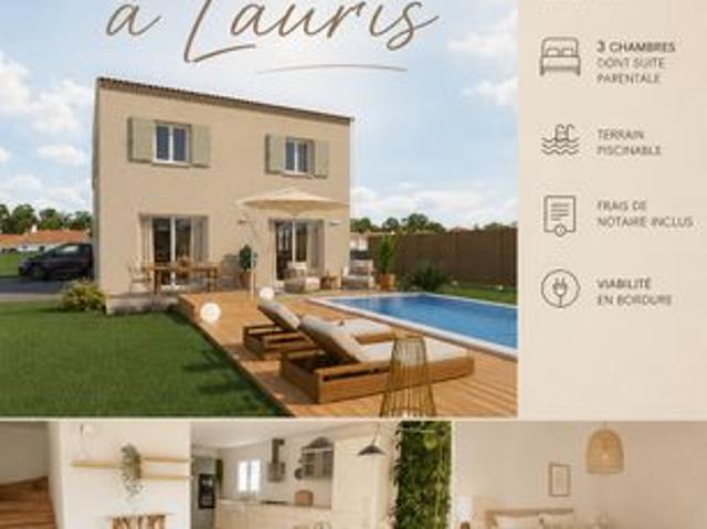 LAURIS Terrain 875 m² + Maison 90 m²