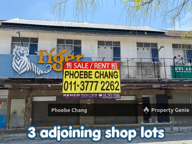 Lawan Kuda, Perak 3 Adjoining Shop Lots for Rent
