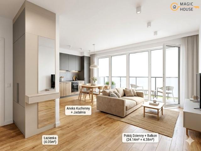 Lawendowe Wzgórze 31,39 m², Gdańsk
