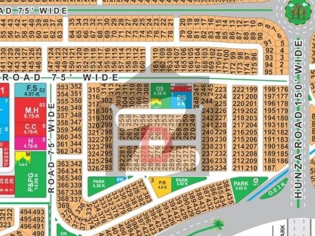 Lda City Lahore D Block 1 Kanal Possession Plot Available For Sale Corner plus 75ft Road