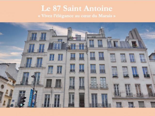 LE 87 SAINT ANTOINE REHABILITATION DE PRESTIGE 75004