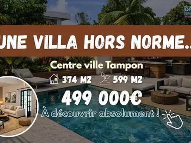 Le Tampon 97430 Achat / Vente maison 8 pièces t8 parking