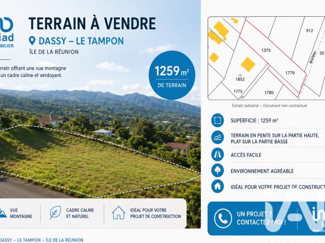 Le Tampon Vente Terrain 97
