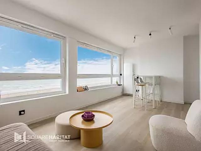 Le Touquet Paris Plage 62520 Achat / Vente appartement 2 pièces t2 au dernier étage