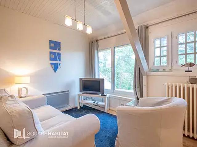 Le Touquet Paris Plage 62520 Achat / Vente appartement 2 pièces t2 au dernier étage cave