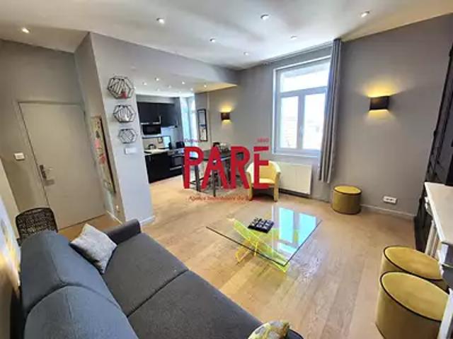 Le Touquet Paris Plage 62520 Achat / Vente appartement 3 pièces t3 au dernier étage