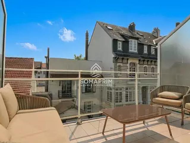 Le Touquet Paris Plage 62520 Achat / Vente appartement 3 pièces t3 terrasse