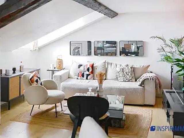 Le Vésinet 78110 Achat / Vente appartement 2 pièces t2 au dernier étage