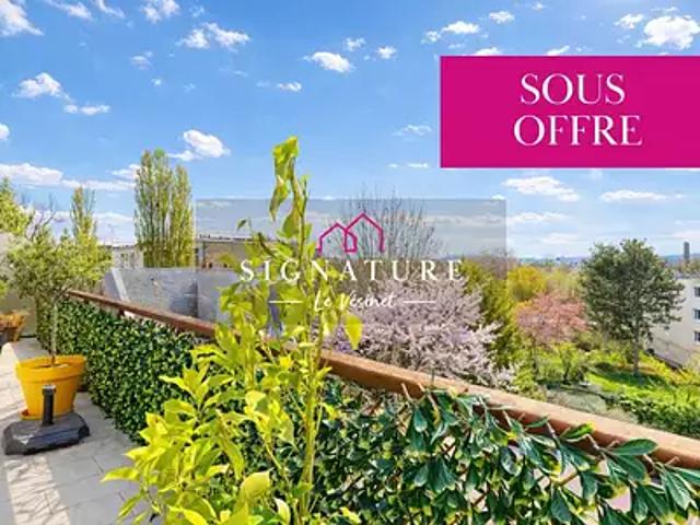 Le Vésinet 78110 Achat / Vente appartement 2 pièces t2 au dernier étage cave