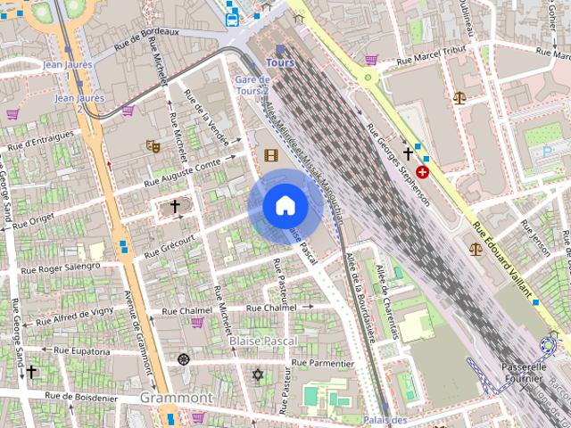LE VINCI Location Appartement tours: 36.99 m2