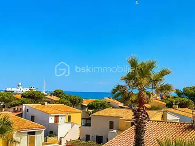 Le Barcarès 66420 Achat / Vente appartement 4 pièces t4 au dernier étage piscine