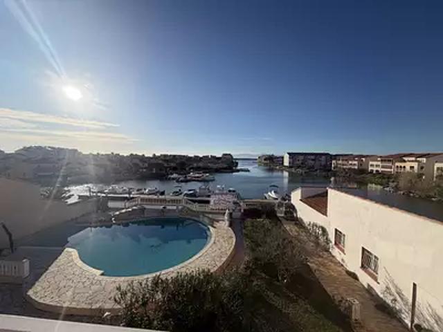 Le Barcarès 66420 Achat / Vente appartement 4 pièces t4 au dernier étage