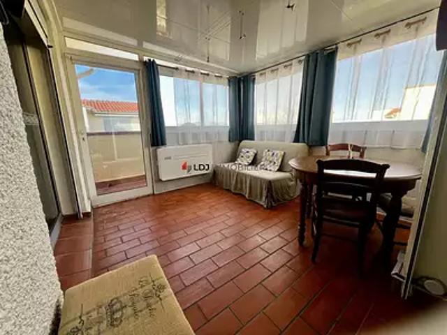 Le Barcarès 66420 Achat / Vente appartement 2 pièces t2 au dernier étage parking