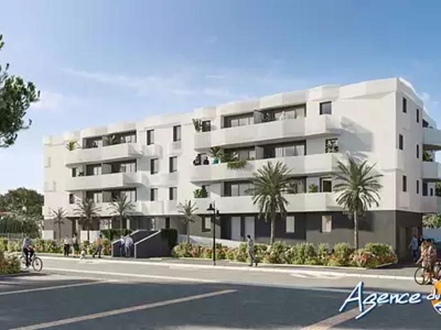 Le Barcarès 66420 Achat / Vente appartement 2 pièces t2 au dernier étage parking