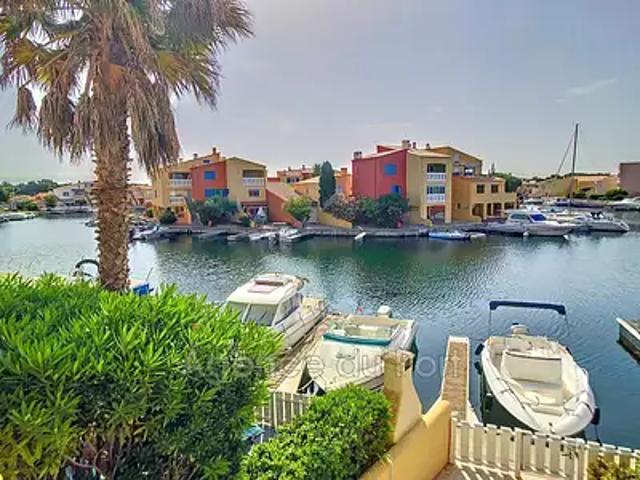 Le Barcarès 66420 Achat / Vente appartement 2 pièces t2 au dernier étage piscine