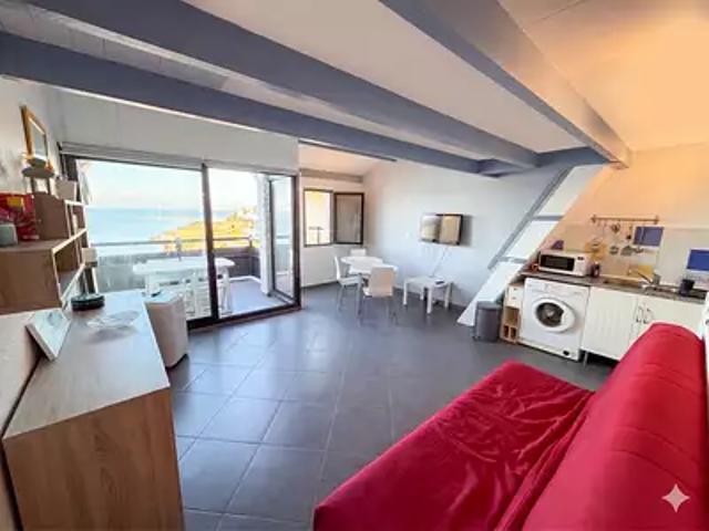 Le Barcarès 66420 Achat / Vente appartement 3 pièces t3 au dernier étage