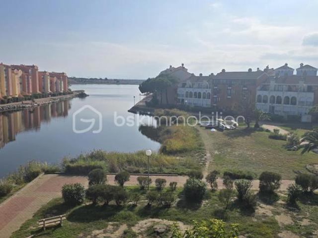 LE BARCARES APPARTEMENT 2 PIECES VUE ETANG