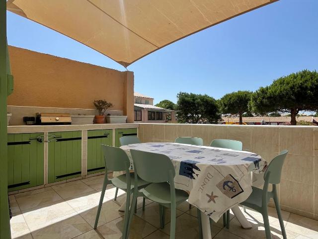 Le Barcarès Parc des Dosses La Pêcherie 2, Beau 3 pièces capacité 6 personnes avec terrasse et clim ! Groupement Immobilier 66