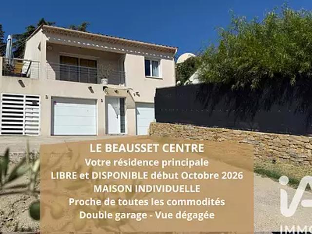 Le Beausset 83330 Achat / Vente maison 4 pièces t4 parking