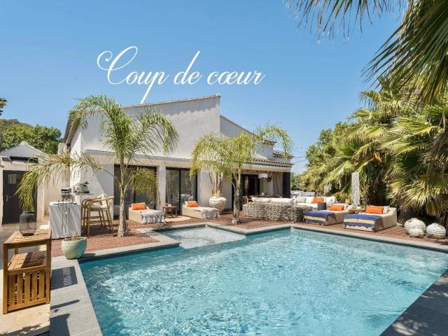 Le Beausset, proche centre ville, villa moderne avec piscine + s