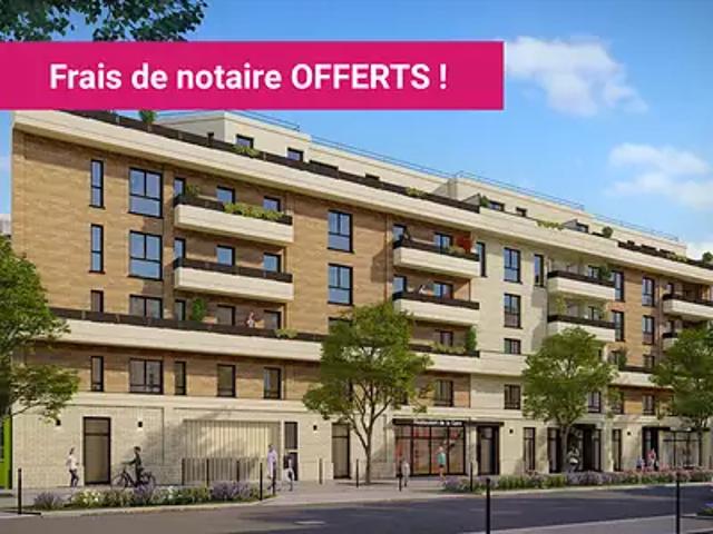 Le Bourget 93350 Programme neuf appartement neuf à vendre t3 PTZ+ HQE TVA 5,5% NF