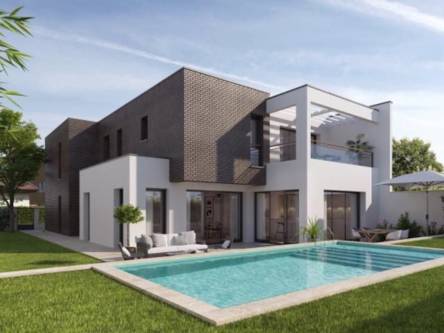 LE BOUSCAT VILLA MAISON NEUVE D'ARCHITECTE DE 220 m²JARDIN GARAGE