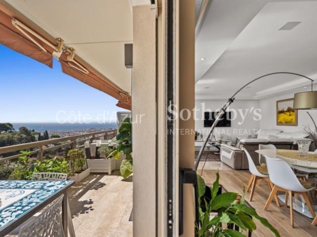 Le Cannet appartement 3 pièces avec terrasse et vue mer résidence de standing