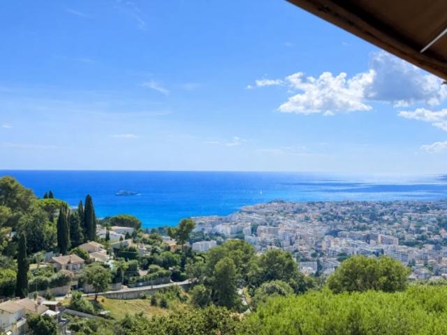 Le Cannet Breguiere 5eme Etage 3 pièces vue mer résidence avec piscine tennis