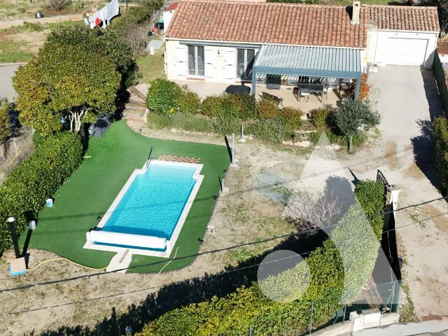Le Cannet des Maures Maison de plain pied avec piscine 420.000 euros