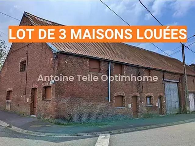 Le Cateau Cambrésis 59360 Achat / Vente immeuble jardin