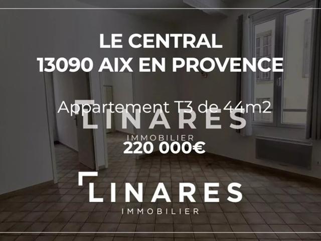 LE CENTRAL Appartement T3 de 44 m2 13100