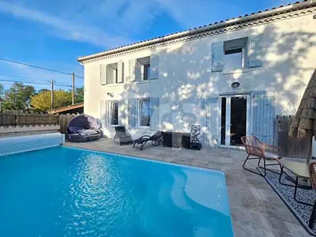 Le Chay 17600 Achat / Vente maison 7 pièces t7 piscine jardin