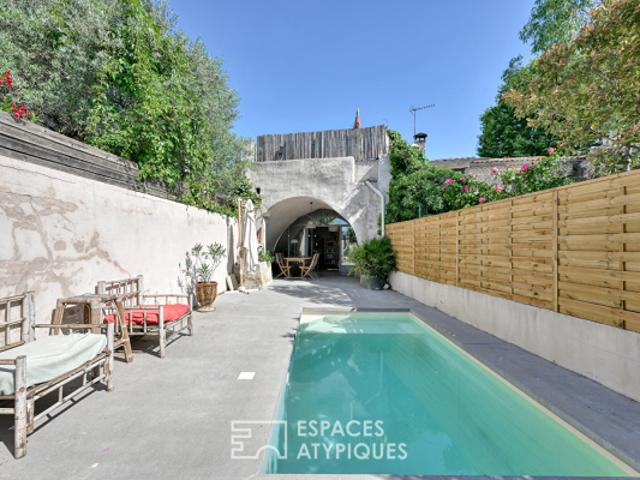 Le charme d'une maison de caractère avec piscine