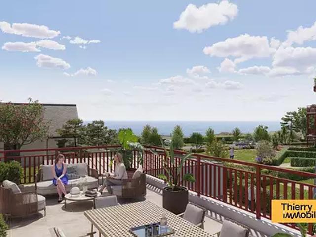 Le Croisic 44490 Achat / Vente appartement 2 pièces t2 au dernier étage
