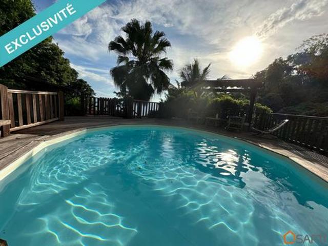 LE DIAMANT AGREABLE VILLA,VUE MER,PISCINE + BUNGALOW INDEPENDANT