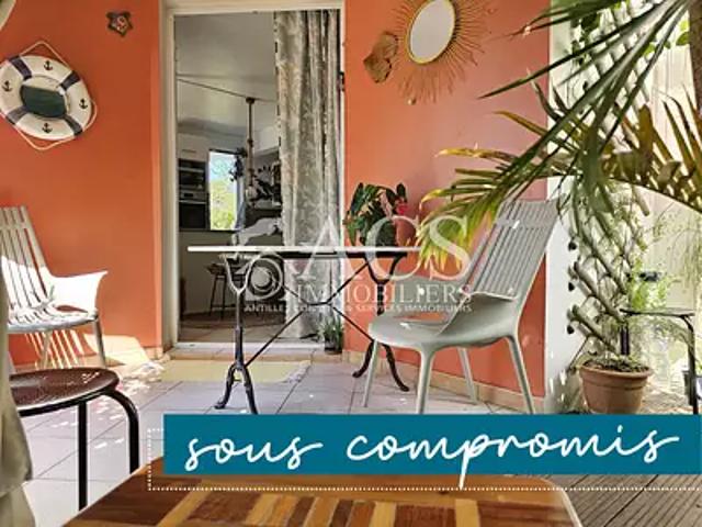 Le Diamant 97223 Achat / Vente appartement 2 pièces t2 au dernier étage