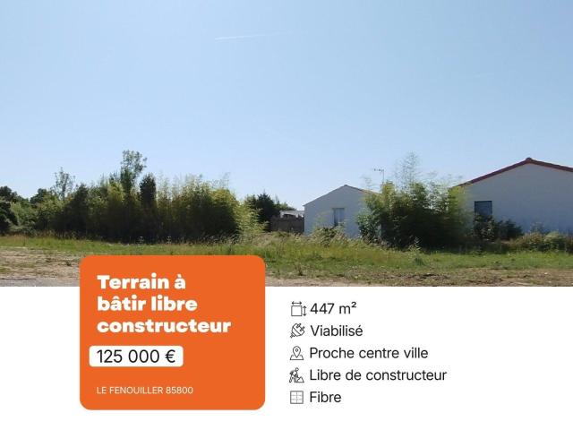Le Fenouiller Vente Terrain 85