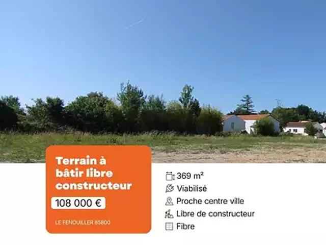 Le Fenouiller 85800 Achat / Vente terrain