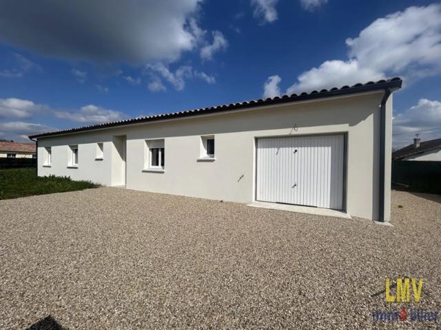 Le Fleix: Maison de 111m2 juste fini de construire sur envi