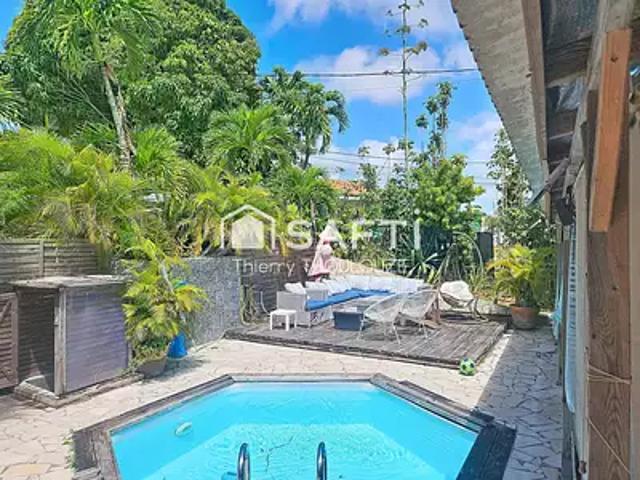 Le Gosier 97190 Achat / Vente maison 5 pièces t5 piscine terrasse