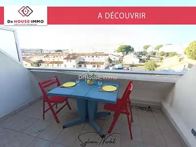 Le Grau du Roi 30240 Achat / Vente appartement 1 pièce t1 au dernier étage parking