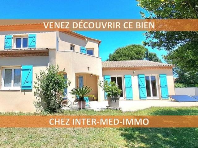 Le Grau d'Agde, Villa T5, 4 faces, de 140m² env. sur un terrain de 870m²