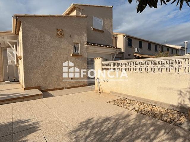 LE GRAU D'AGDE, VILLA 4 PIECES SUR 255m2 DE TERRAIN