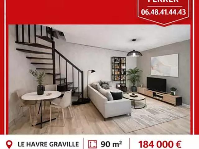 Le Havre 76600 Achat / Vente maison 4 pièces t4