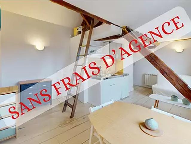 Le Havre 76600 Location appartement 1 pièce t1 au dernier étage