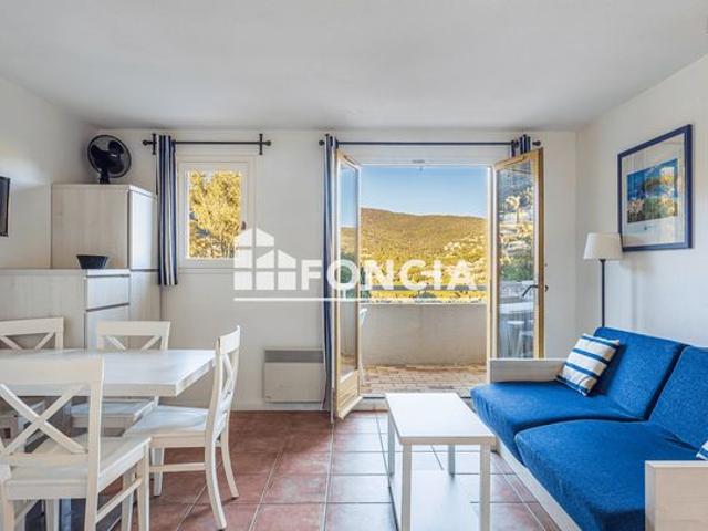 Le Lavandou – Plage de Pramousquier Appartement 2 pièces + cabine – Vue Mer – 35 m² env. – Résidence de Tourisme en Bord de Mer
