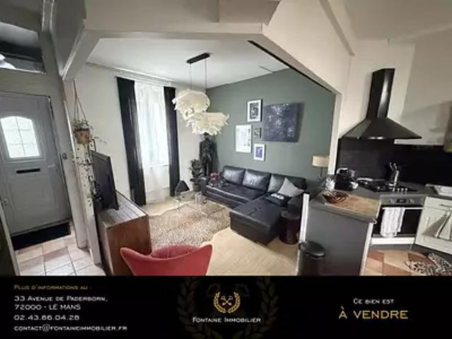 Le Mans 72000 Achat / Vente maison 3 pièces t3