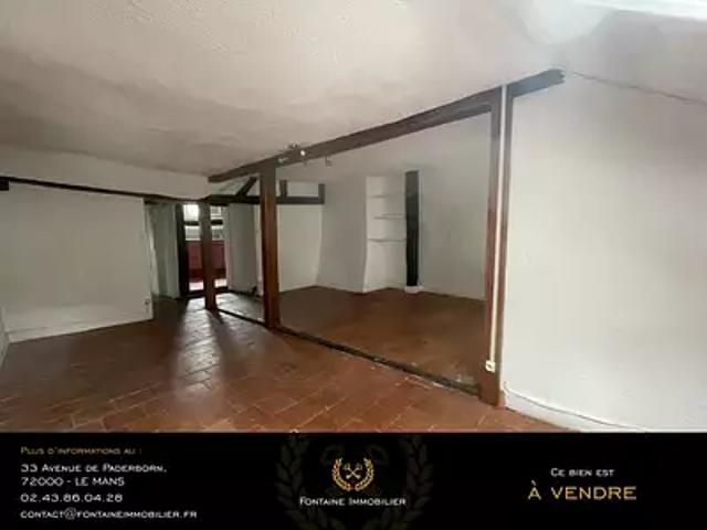 Le Mans 72000 Achat / Vente appartement 1 pièce t1