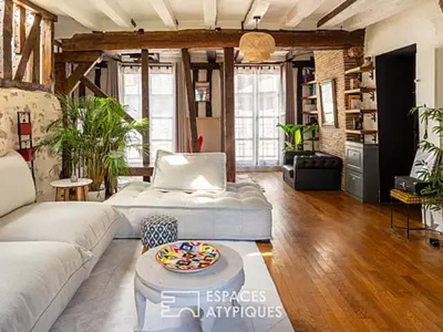 Le Mans 72000 Achat / Vente appartement 4 pièces t4 au dernier étage